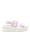 Sandale Casual Damă Flatforme Violet Din Piele