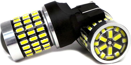 Autolampen W21/5W / W21W / DRL Canbus LED 5500K Kaltes Weiß 12-24V 5W
