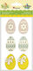 Easter Eggs Made Titanium Wood 24x35/28x37mm Mix 6pcs