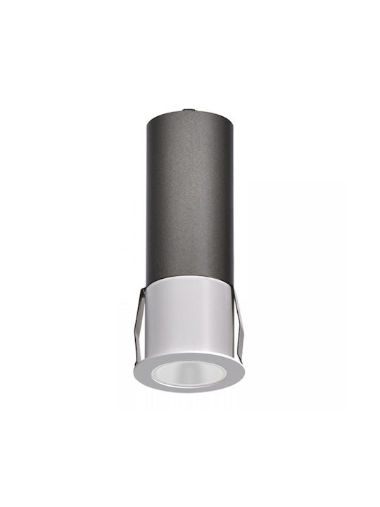 Zambelis Lights Einbau Spot mit integriertem LED und Warmweißes Licht Weiß 1Stück