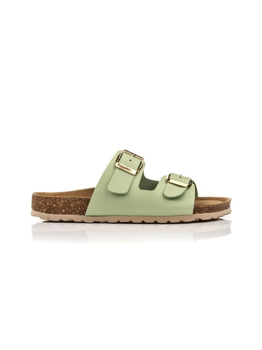 Boxer Anatomic Leather Women's Sandals Green