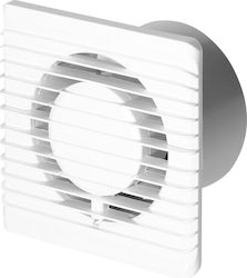 Orno Wall Bathroom Ventilator 125mm White