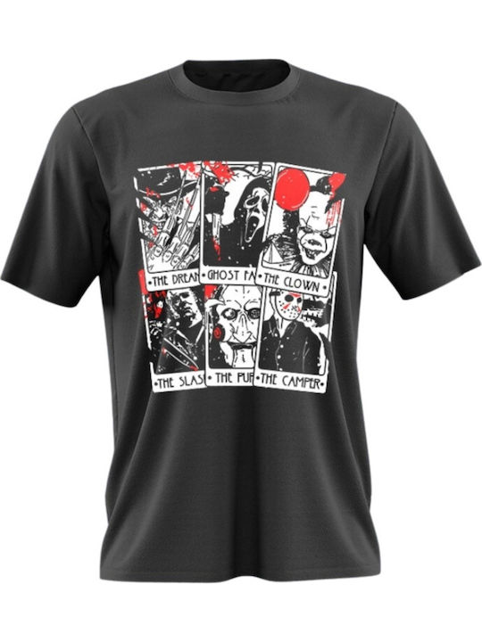 Horror Movie T-shirt Schwarz Baumwolle