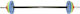 HMS Straight Bar Φ30mm Set with Weights 20kg Length 140cm without Collars
