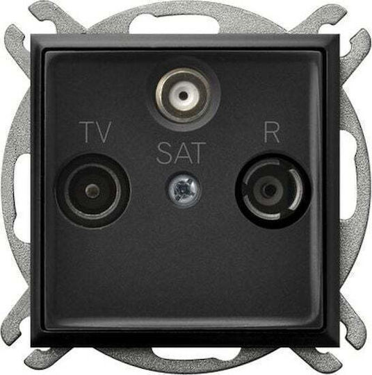 Ospel Radio Antenna Socket Terminal in Black color GPA-US/m/33