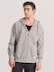 Ζακέτα με Κουκούλα Γκρι FBM009-003-06-GREY