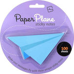 Airplane Sticky Notes Blue