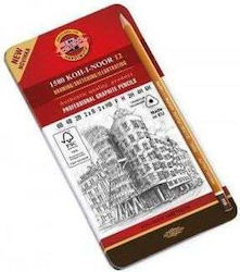 Koh-i-noor Art 8b-2h Graphitstift-Set K1500 Metallbox K1502-8