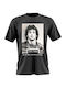 T-shirt Μαύρο Βαμβακερό