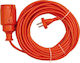 Vorel Extension Cable Cord 30m Orange
