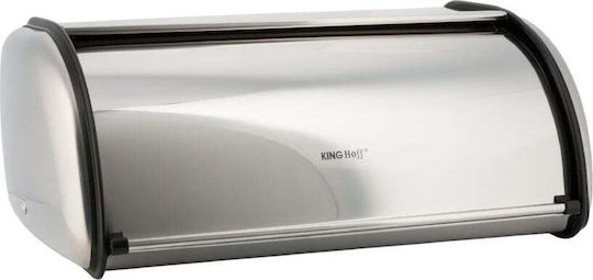 KING Hoff Bread Box Inox Gray 36x24x15cm
