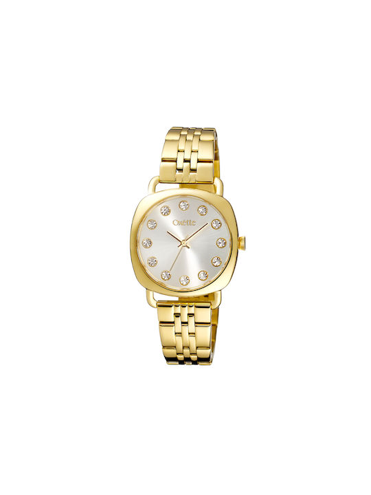 Oxette Watch with Gold Metal Bracelet