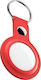 KeyBudz Keyring Leder in Rot Farbe