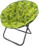 Sun Lounger-Chair Beach Aluminium Green Waterproof