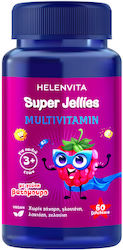 Helenvita Super Jellies Multivitamin Πολυβιταμίνη 9mg Βατόμουρο 60 ζελεδάκια Helenvita Super Jellies Multivitamin Πολυβιταμίνη 9mg Βατόμουρο 60 ζελεδάκια