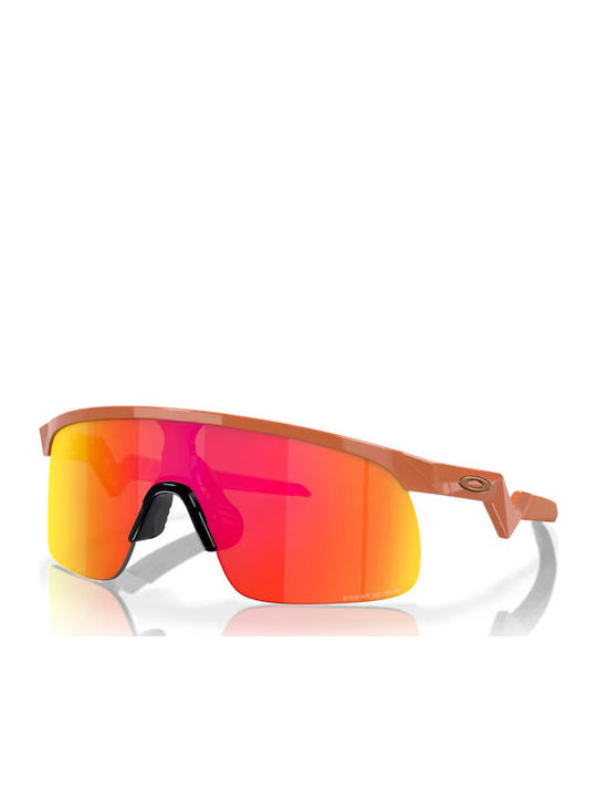 Oakley Resistor Μάσκα Παιδικά Γυαλιά Ηλίου Καφέ