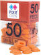 Pixie Crew Formensilikon 50Stück in Orange Farbe