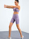 Set Women's Bike Training Leggings Purple