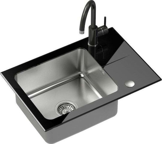 Steiner Hugh 116 Undermount Kitchen Sink Inox 64x44cm Grey