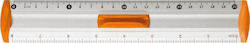 Tetis Ruler 20cm Orange Aluminium Tetis Price 1 Piece