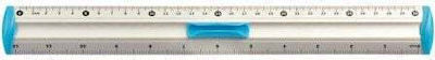 Tetis Ruler 30cm Aluminium Blue