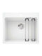 Blanco Etagon 6 Silgranit Drop-In Кухненски Мивка от Течен Гранит Дължина 60 см Ширина 51 см Бял