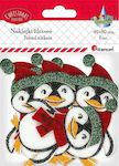 3d Titanium Felt Penguins Stickers 6pcs