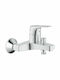 Grohe Миксер Батерия Баня Сребрист