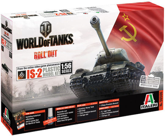 Italeri World Φιγούρα Μοντελισμού Τανκ Λευκή σε Κλίμακα 1:56