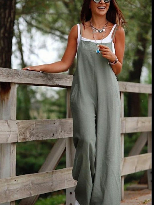 Boho Full Jumpsuit - Green