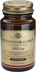 Solgar Methylcobalamin Vitamin B12 Βιταμίνη 1000mcg 30 υπογλώσσια δισκία