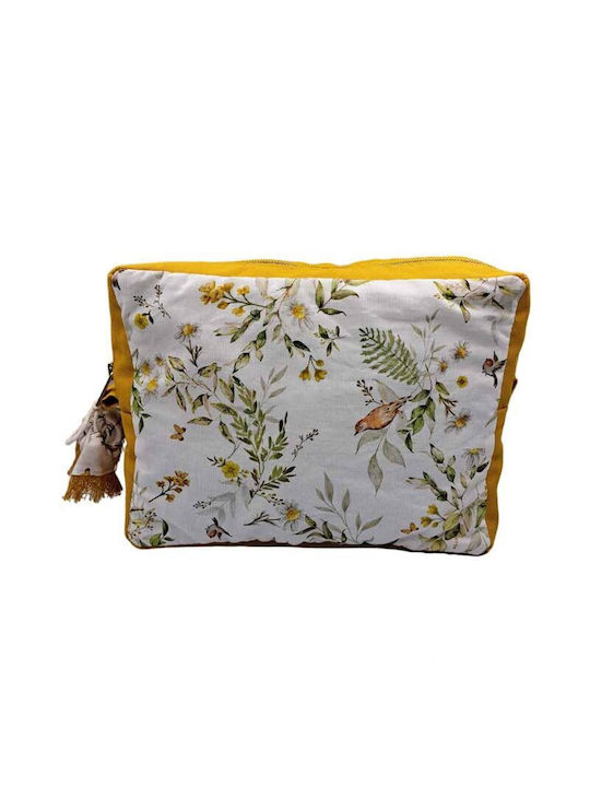 Toiletry Bag in Yellow color 23cm