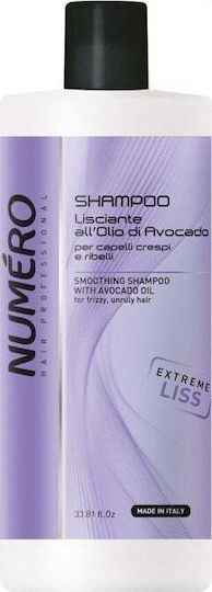 Brelil Numero Shampoos Glättung & Glanz für Frizzy Haare 1000ml