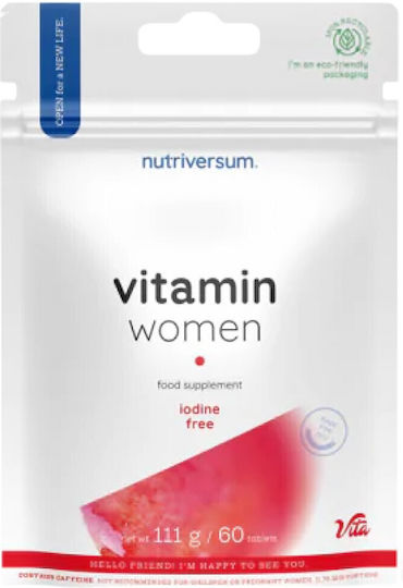 Nutriversum Vitamin Women Мултивитамин Без йод 60 Таблетки