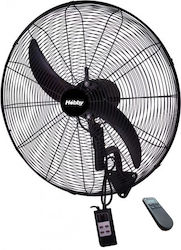 Hobby Commercial Wall-Mounted Fan with Remote Control 160W 50cm with Remote Control 800610