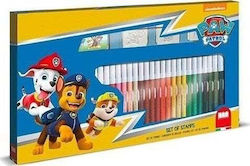 Painting Set 41 Pieces 3 Stamps Ink 36 Crayons Activity Book Paw Patrol Multiprint