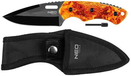Neo Tools Messer Überleben Braun in Hülle