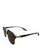 V-store Unisex Γυαλιά Ηλίου με Μαύρο Σκελετό και Καφέ Polarized Καθρέφτη Φακό POL8360-05