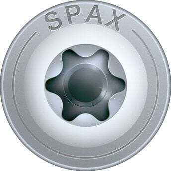 Spax Schraube mit Durchmesser M8 und Länge 50mm