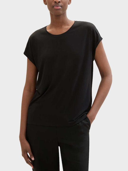 Tom Tailor Feminin Tricou Black