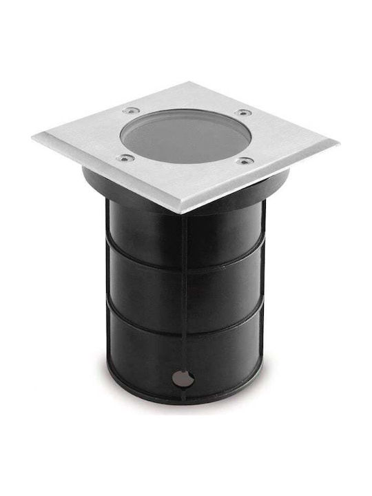 Gtv Recessed Spot with Socket GU10 Gray 1pcs