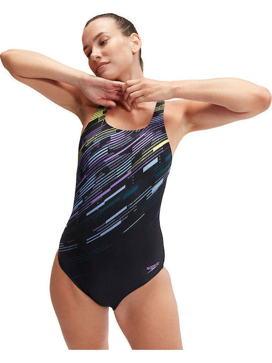 Speedo Badeanzug Schwarz