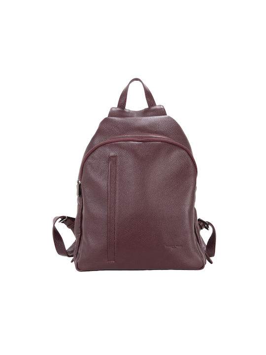 Pelletteria Veneta Leather Women's Bag Backpack Burgundy