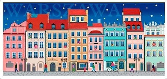Pan Dragon I Love Poland Warsaw Set of Magnets 1pcs