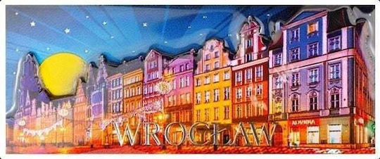 Pan Dragon I Love Poland Wroclaw Set of Magnets 1pcs