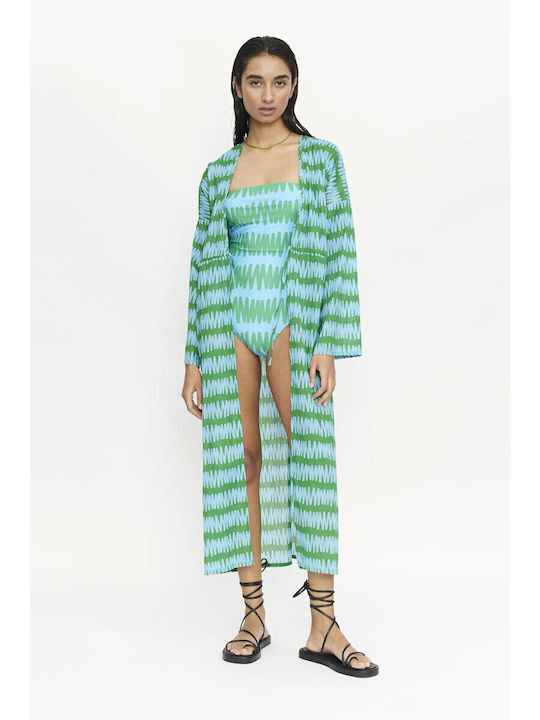 Compania Fantastica Damenbademode Kimono Grün Compania Fantastica Damenbademode Kimono Grün