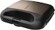 Black & Decker Sandwich Maker for for 2 Sandwiches Sandwiches 750W Brown