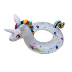 Kids' Swim Ring Unicorn with Diameter 70cm. Transparent