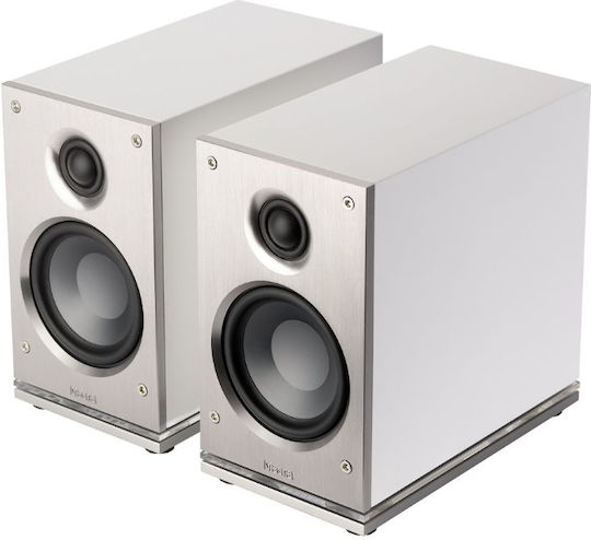 Magnat Signature Edelstein 2.0 Ζεύγος Ηχείων Hi-Fi Βιβλιοθήκης 75W 2 Δρόμων Π13.5xΒ24.6xΥ23.2εκ. Λευκό
