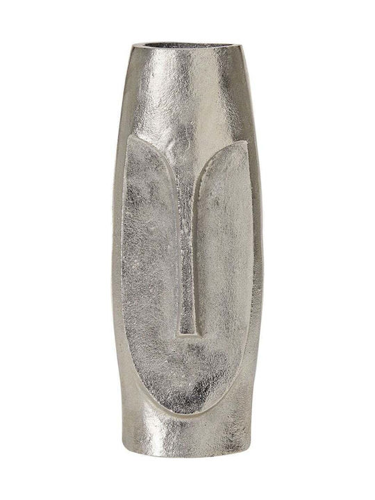 Beliani Decorative Vase Silver